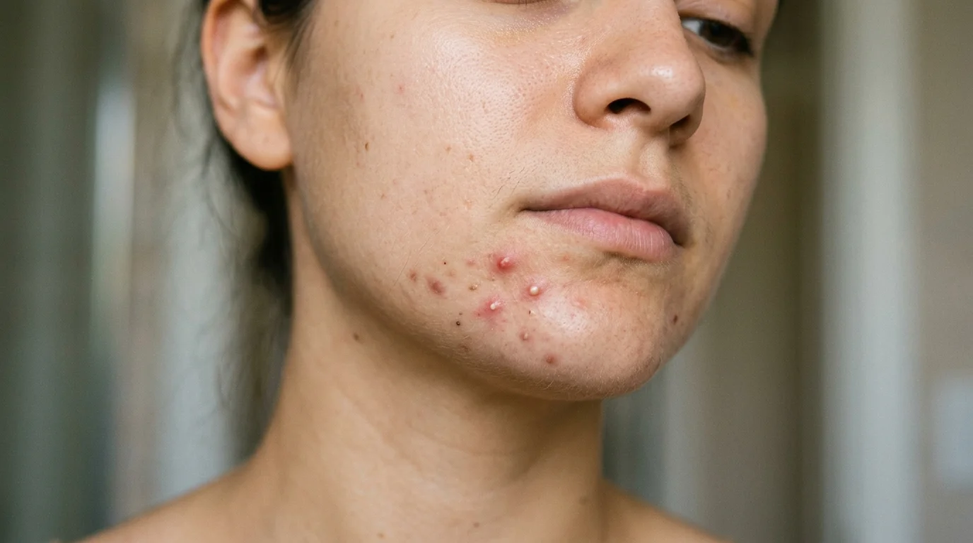 Acne on Chin Meaning and Quick Definition