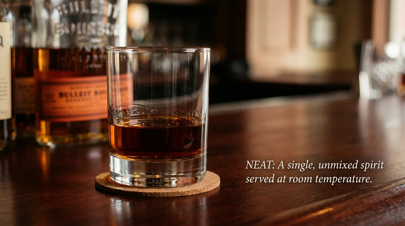 How Is a Neat Drink Served