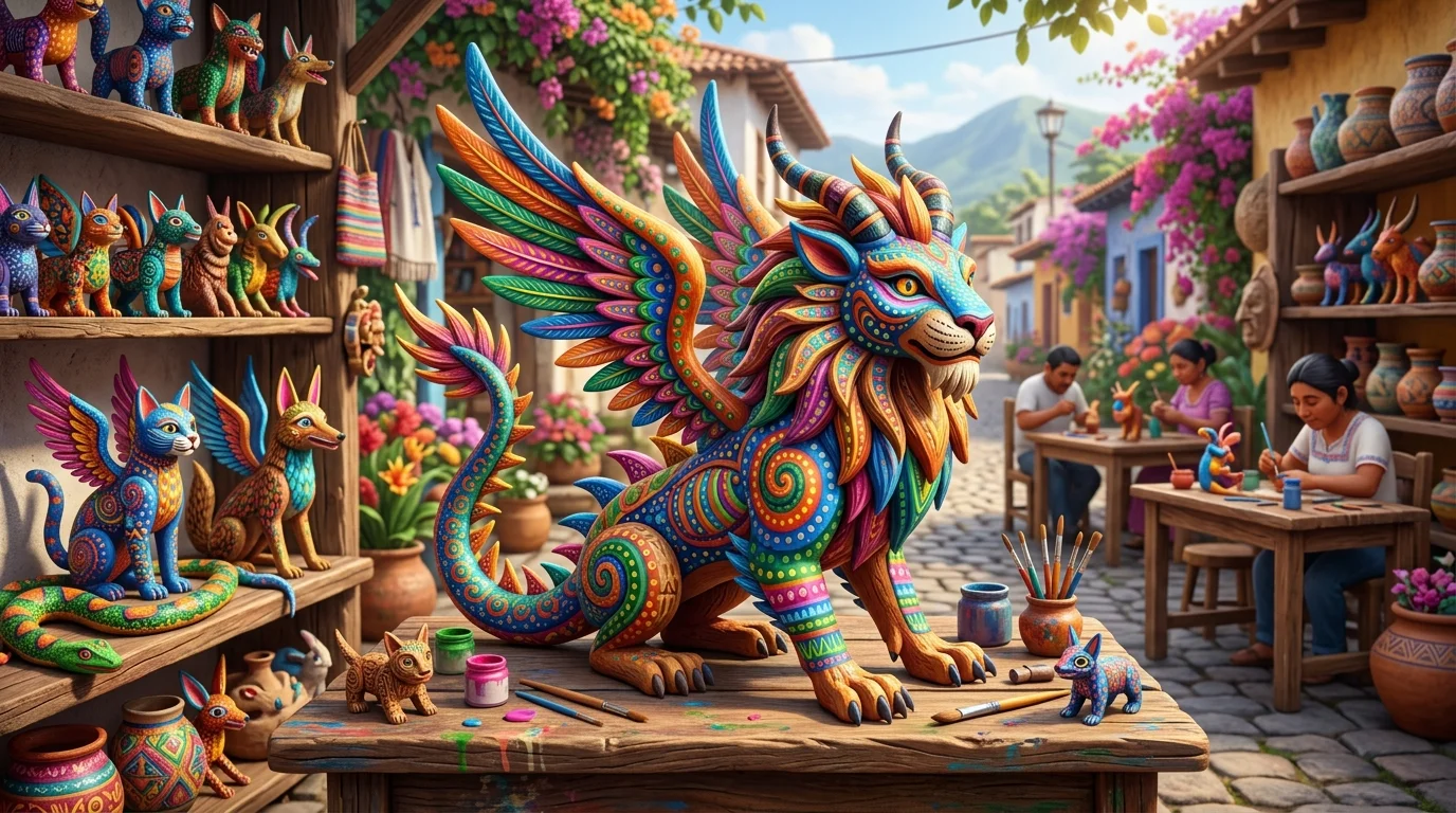 What Does Alebrijes Mean