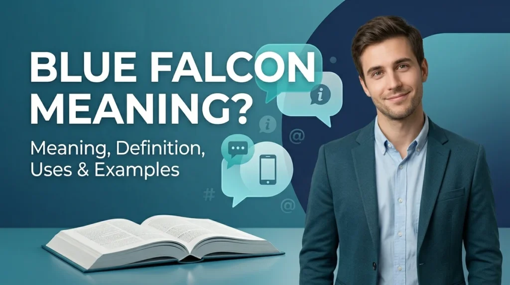 blue falcon meaning
