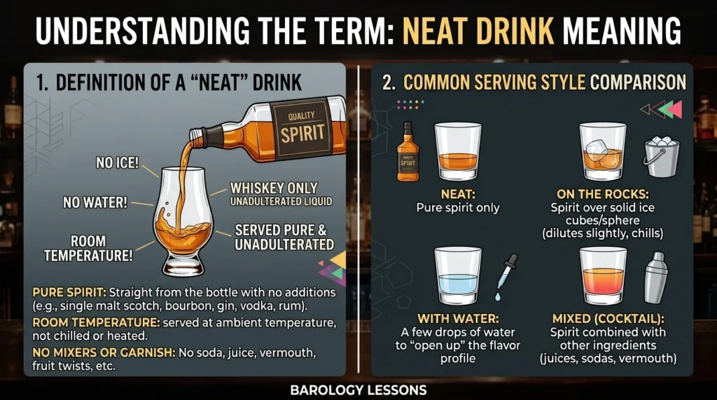 neat drink meaning