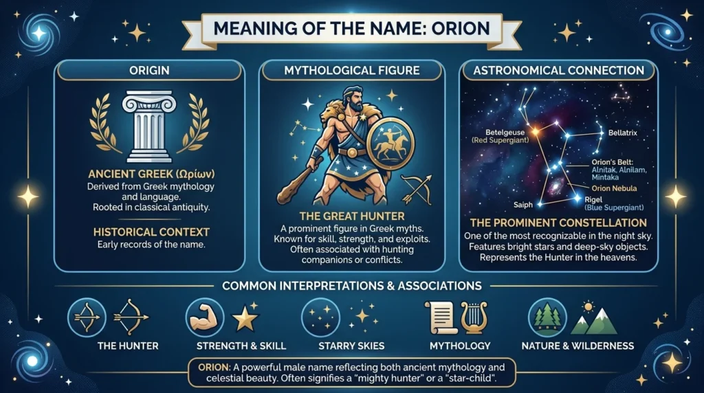 orion name meaning