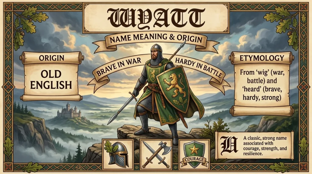 wyatt name meaning