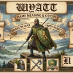 wyatt name meaning