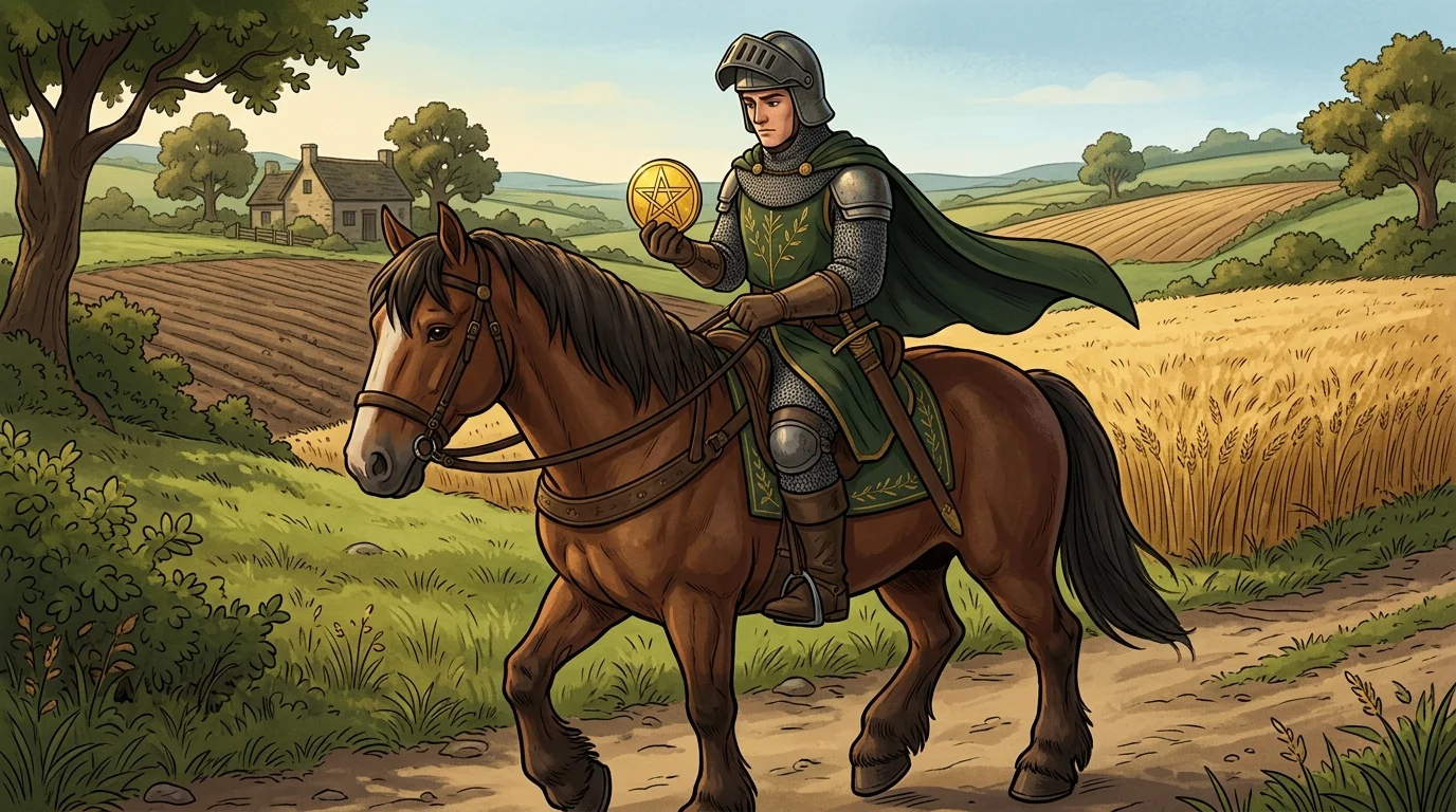 Knight of Pentacles Upright Meaning