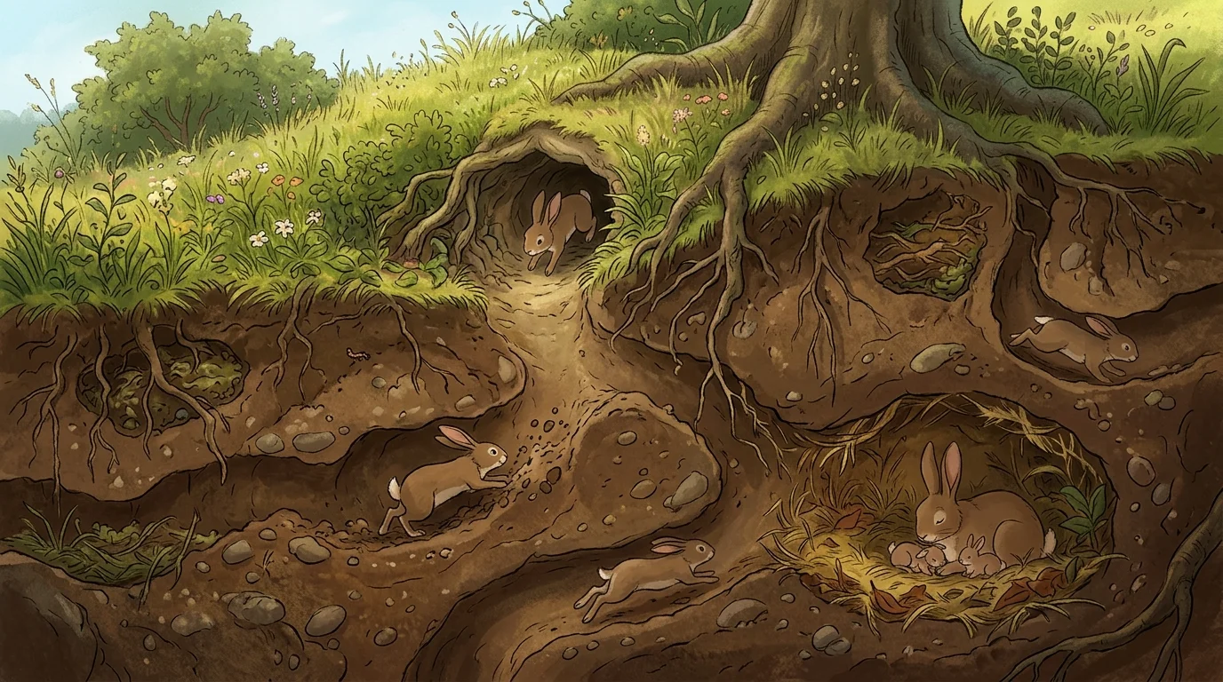 Burrow Meaning for Kids